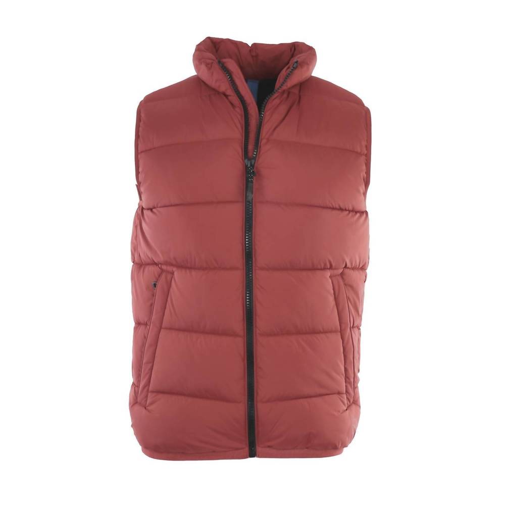 NEW BRAX men's dante smart utility zero-down quilted vest in burned red